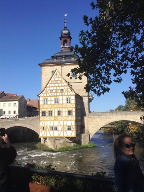 Bamberg Rathaus Brücke