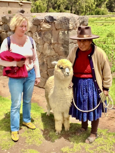 Brigitte mit Familie