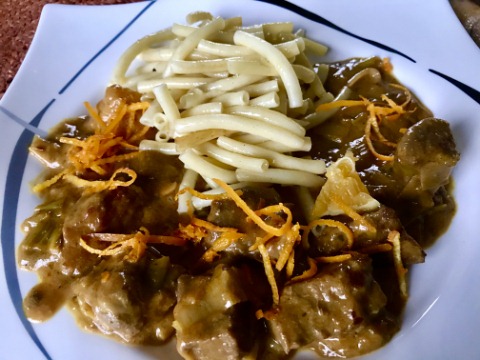 Filet mit Orangen/Sherry Sauce