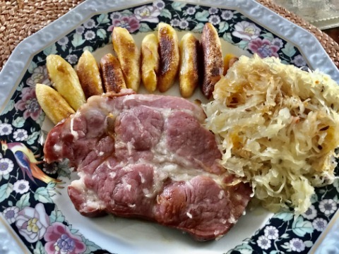 Kasseler mit Sauerkraut