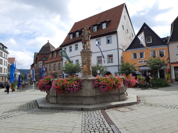 Beginn Fußgängerzone