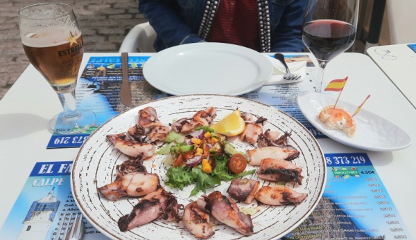 Chipirones a la plancha