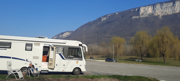 Frankreich Parkplatz