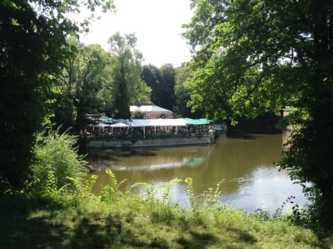Ingolstadt Biergarten am Stellplatz